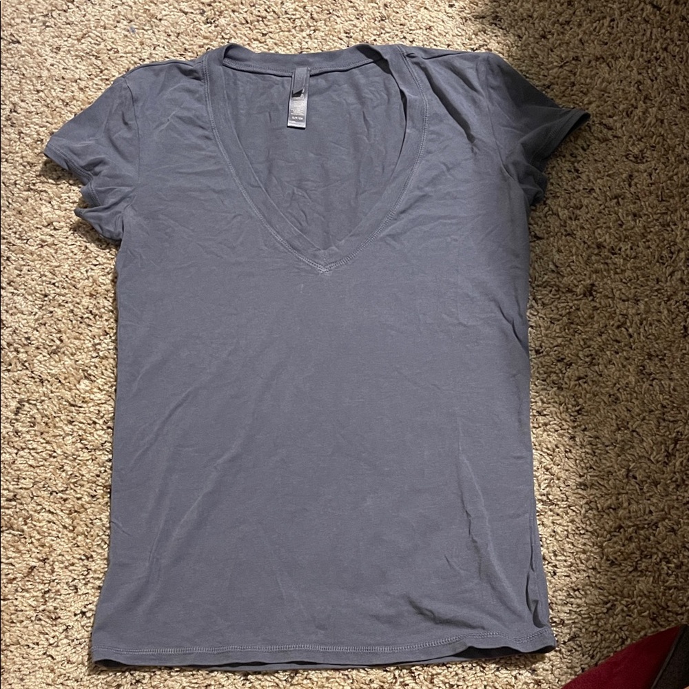 SKIMS V-Neck Short Sleeve Tee